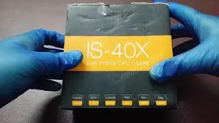Unboxing: ID-COOLING IS-40X CPU cooler.