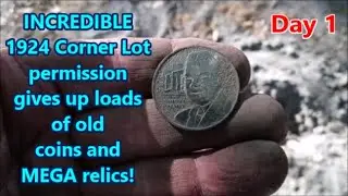 INCREDIBLE 1924 Permission! Old Relics & Coins Galore!! Diggin' Florida w/ Rob! #Equinox!