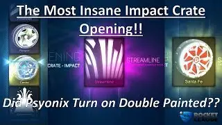 INSANE 45 IMPACT CRATE OPENING!!!! (Rocket League)