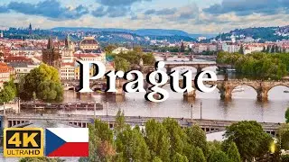 Prague 🇨🇿 | Violin 🎻 | Relaxation Music For Tourism 🚞 - 4K Ultra HD Video 🎥