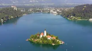Aerial Tour of Lake Bled: Discover the Legend Behind Church Island