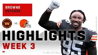 Browns Defense Highlights vs. Washington | NFL 2020