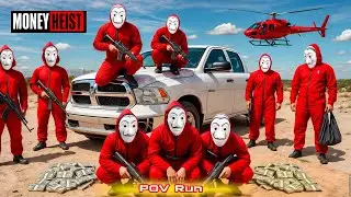 PARKOUR VS MONEY HEIST 4! | BAD GUYS: No ESCAPE, POLICE closed all exits (BELLA CIAO REMIX)|Epic POV