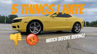 5 Things I Hate About My 5th Gen Camaro (Watch Before Buying)
