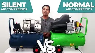 Difference between Silent & Normal Air compressor | Sound Difference | Call Us - 7829055044