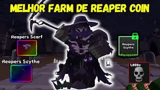 A MELHOR FARM DE REAPER COIN!! COMO CONSEGUIR A REAPER SCYTH MUITO R&Aacute;PIDO! | Hunty Zombies