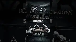 The Roman Army's Decimation Brutal Discipline in Ancient Warfare #history #rome