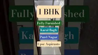 fully furnished flat for rent patel nagar  karol bagh #studenthousing #upsc #ias #pg #furnishedflat