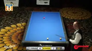 #21 &bull; M. SHOONI vs T. FERRARA - 2017 USBA 3-Cushion National Championship