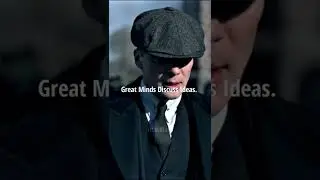 Great Minds Discuss Ideas|Peaky blinders🔥|Thomas Shelby|Status|Quotes|#youtubeshorts