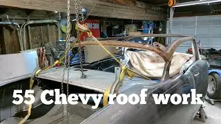 Replacing the roof skin on my 55 Belair