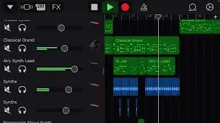 #GarageBand #eurobeat Original &laquo;Upside Down, Inside Out&raquo; inspired by @KeisariEurobeat &lsquo;s tutorial
