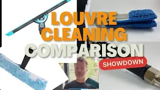 Louvre Window Cleaning: Traditional vs Louver Gun (Speed Test)