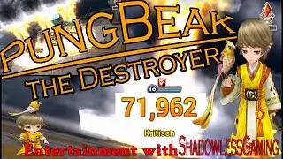 Pungbaek THE DESTROYER (Wind Pioneer) 3 Bronz ☆ to 3 Gold ☆ in 1.20 Hour ☆71k !!!☆ Damage lol