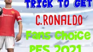 How to get c.ronaldo pes 2021|fan choice pack opening|#pes