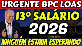 ✔️EVERYTHING HAS CHANGED! THE 13TH SALARY FOR BPC LOAS BENEFITS WILL BE PAID IN 2026!