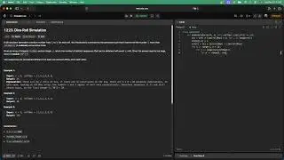 No Sound Leetcode 1223: Dice Roll Simulation