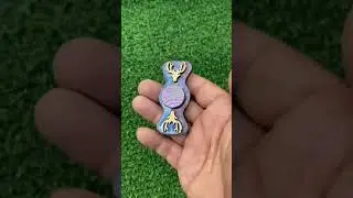 Available, Colorful Titanium Toxic Fidget Spinner Brass Inlay #titanium#spinner#review#fidgetspinner