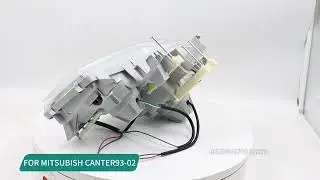 Truck Body Parts Head Lamp Repair Replace Projector Headlight Lens for mitsubishi Canter Fuso 2005