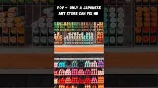 Only a Japanese art store can fix me😌🥰.... #japaneseart #stationery #stationeryshopping #artsupplies