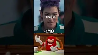 Knuckles rates every squid game (S2) character #shorts