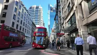 [4K] Bishopsgate | City of London Walking Tour