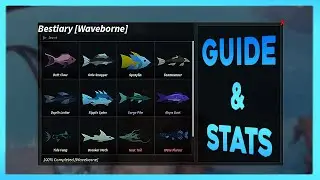 BESTIARY: WAVEBORNE (STATS & LOCATIONS) - FISCH