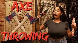 First Time Axe Throwing in Vegas 🎯🔥