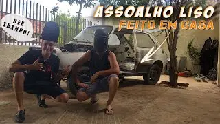 RESTAURAÇÃO FIAT 147 - ELE FEZ O ASSOLHO LISO NA FRENTE DE CASA