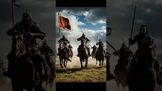Mongol Horseback Warriors  8K Cinematic Steppe Battle #historyshorts