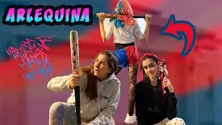 COMPREI UM TACO IGUAL DA ARLEQUINA E DEI NA CABEÇA DELA