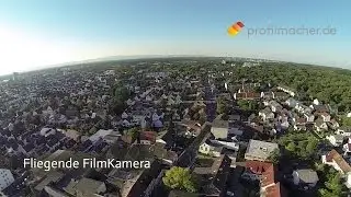 Videoproduktion Frankfurt 360 Grad Drehung Quadrokopter Fliegende FilmKamera profilmacher
