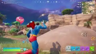 Jugando una `partida de Fortnite