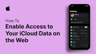How to Enable Access to Your iCloud Data on the Web
