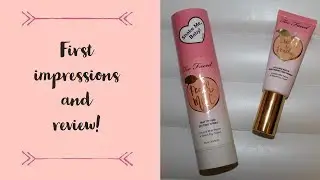NEW TOO FACED JUST PEACHY MATTIFYING PRIMER AND SETTING SPRAY First Impressions and Review