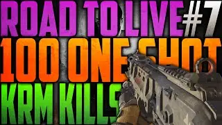 GET HYPED!!! - 100 ONE SHOT KRM-262 KILLS #7 (COD: Black Ops 3)