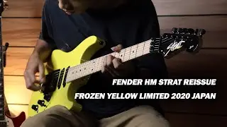 Fender HM Strat Reissue Frozen Yellow Limited 2020 Japan l Demo