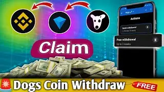 How to Claim Dogs In Wallet  ? 🤔 |  Tonkeeper Withdrawl | Deposit To Bianance | Dogs Withdrawal