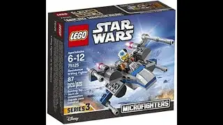 Lego Star Wars First Order Snowspeeder and X-Wing Microfighters Review! 75125/75126