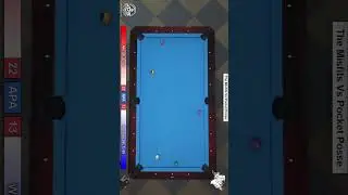Nice cross pocket cut shot down the rail  #billiards #8ballpool #pool