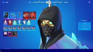 Fortnite February Crew Pack full set showcase: Aftermath Skin, Pickaxe, Back Bling, Wrap シ
