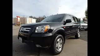 Видеообзор и осмотр Honda Pilot EX-L 2007 года.