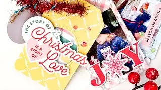 December mini album using the Holiday Magic Collection with Emilie Chamel