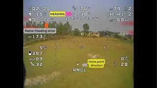 Checking working of home direction arrow, home heading error&heading in conjunction with each other.