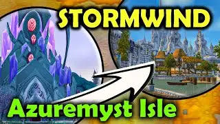 How To Get From Azuremyst Isle To Stormwind, Eastern Kingdoms - WoW Classic!