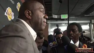Magic Johnson Steps Down As Lakers President of Basketball Operations