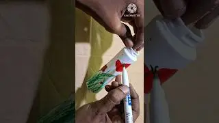 #shorts#waste ponds powder  bottle reuse idea#youtubeshorts#craftideas#