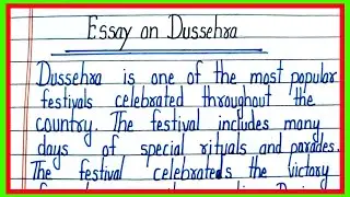 essay on dussehra in english/paragraph on dussehra in hindi/dussehra par nibandh 