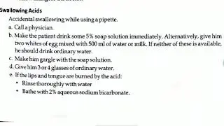 ACCIDENTS AND FIRST AID || Part:-2 || Histopathology