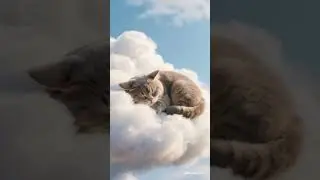 Is time go back to sweet dream #cat #ai #cloud #shorts  #funny